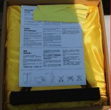 Counterfeit Swinging Sticks - Fake Interior Packaging 1